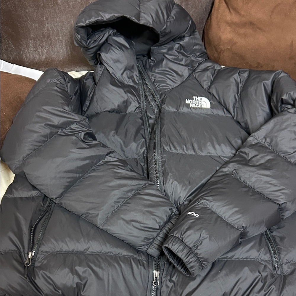 The North Face Black Puffer Jacket with Hood